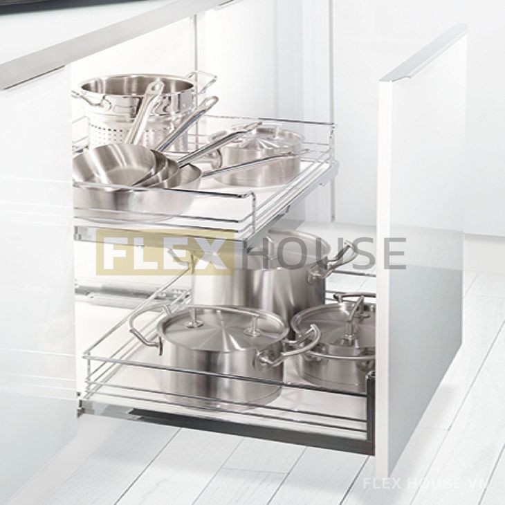 Giá xoong nồi bát đĩa bộ rổ lưới Hafele 540.24.1