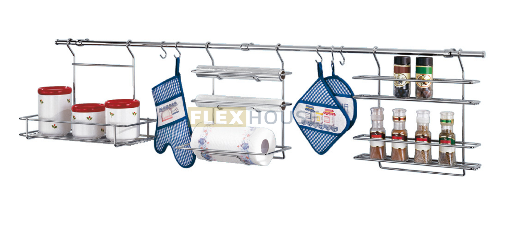 Hệ thống phụ kiện treo bếp bộ B 1,5m Hafele 522.48.201