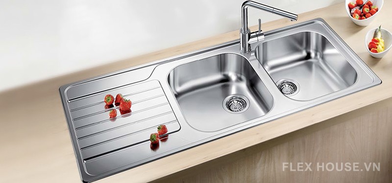 Chậu rửa chén inox BLANCO INOX DINAS 8S Hafele 570.27.209 4