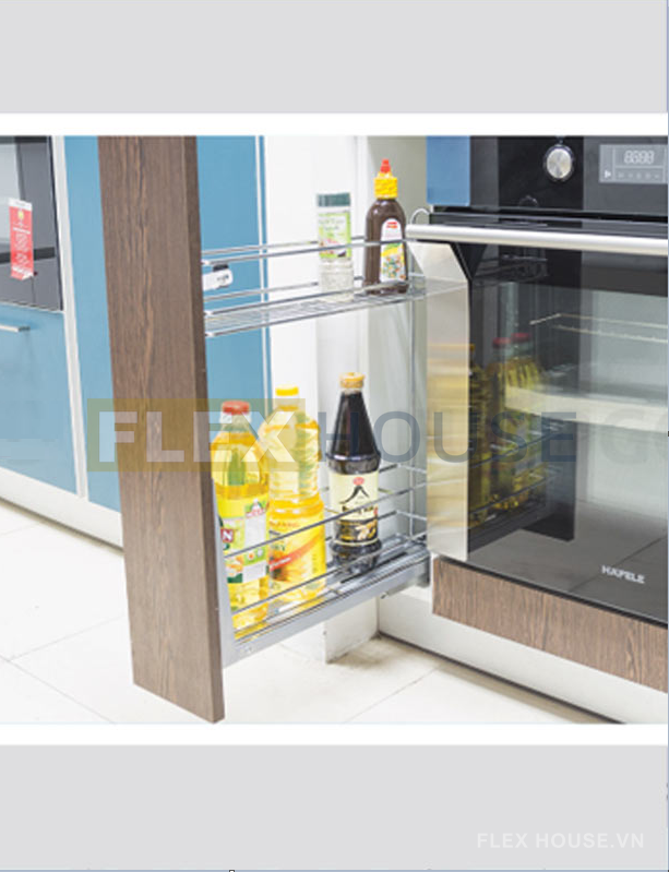 Giá gia vị gắn liền bánh xen chống rung EG150