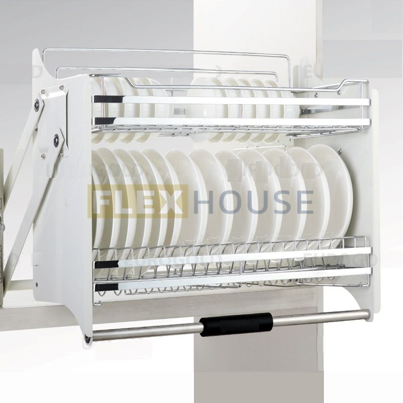 Giá nâng hạ đa năng inox mờ tủ bếp trên Euro Gold-EVL1