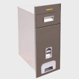 Thùng gạo gương nhấn nút 