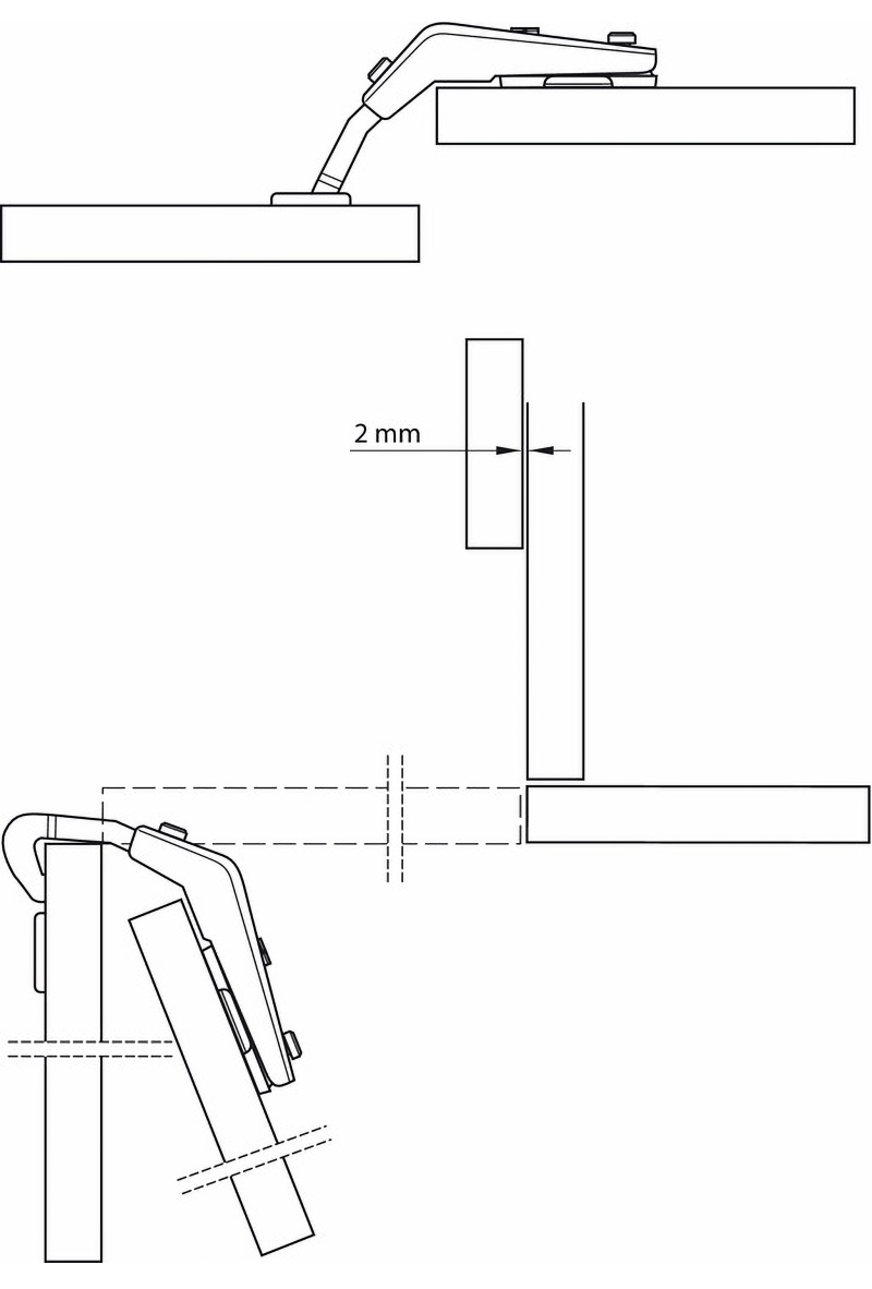 Bản lề Metalla A nối góc HAFELE 311.83.516 8