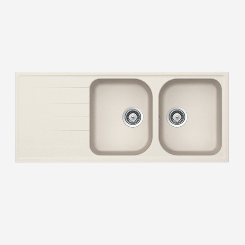 Chậu rửa chén 2 ngăn HS18-GED2R80 Hafele 570.35.460