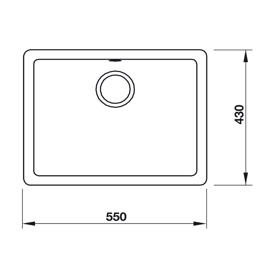 Chậu rửa chén Hs19-Gen1S60 Hafele 570.35.330