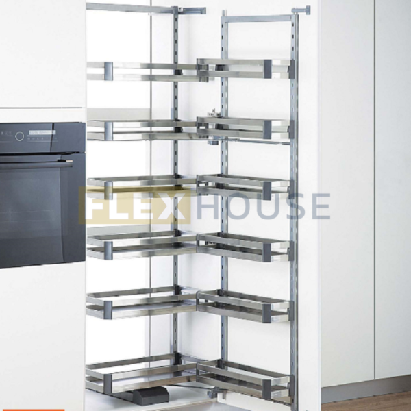 Hệ giá kho 6 tầng inox hộp Garis BK01.6.600