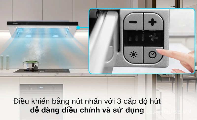 Máy hút mùi âm tủ Hafele HH-TG60E 539.81.073