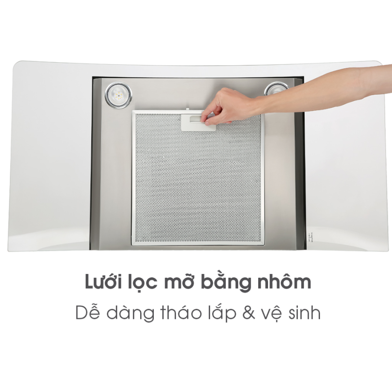 Máy hút mùi áp tủ bếp Hafele HH-WG90B 539.81.185