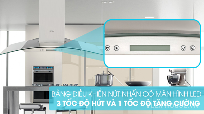 Máy hút mùi áp tủ bếp Hafele HH-WG90B 539.81.185
