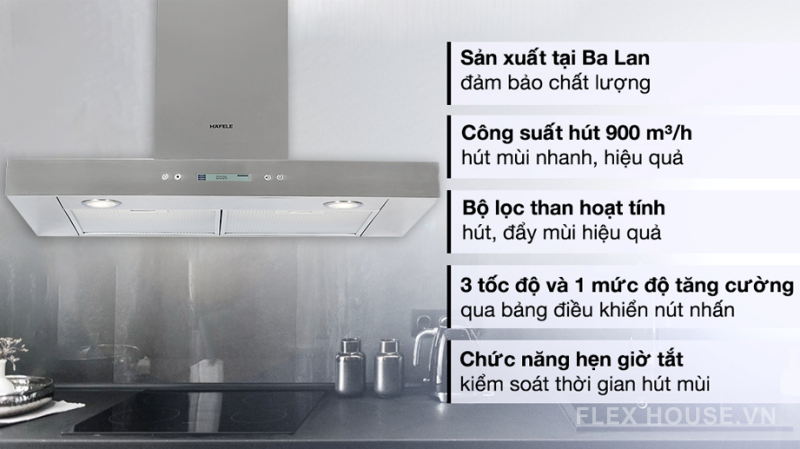 Máy hút mùi gắn tường Hafele HH-WI70C 539.81.158