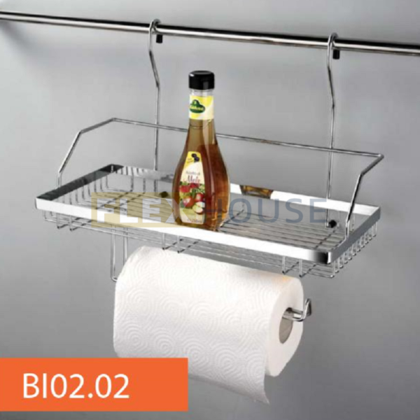Giá treo gia vị và cuộn giấy Garis BI02.08