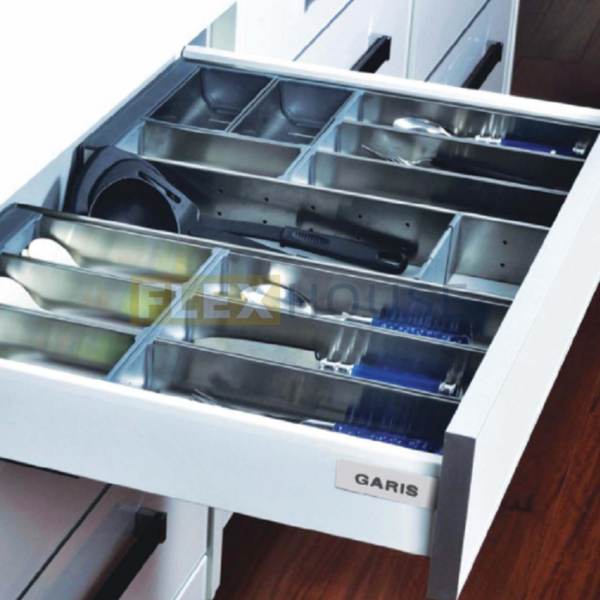Khay chia ngăn kéo inox hãng Garis BN01
