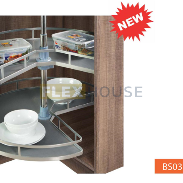 Giá xoay 3/4 đáy gỗ Garis BS03.27.800