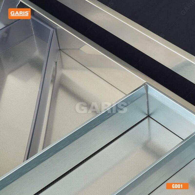 Giá bát đĩa inox hộp cánh kéo giảm chấn BX03.600-900 5