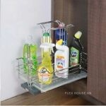 Giá để chất tẩy rửa inox nan Garis BT02.350