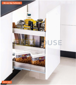 Giá chai lọ dao thớt inox hộp cánh kéo BC.01.400