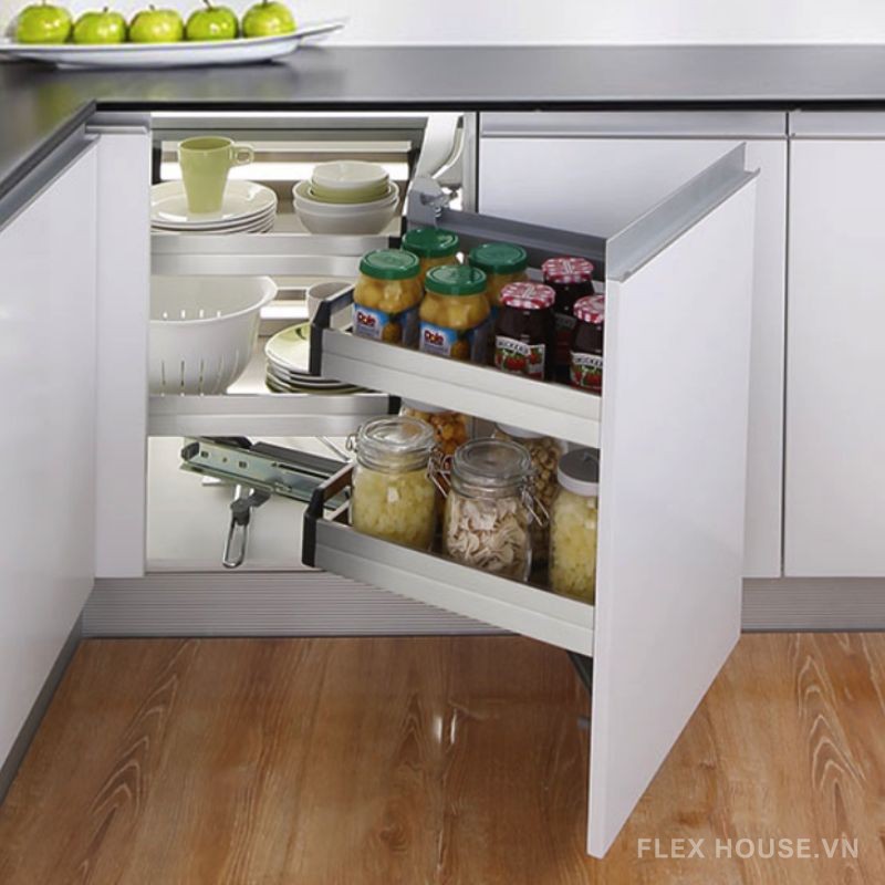 Hệ sole inox hộp mở trái và mở phải Garis BS01.L/R
