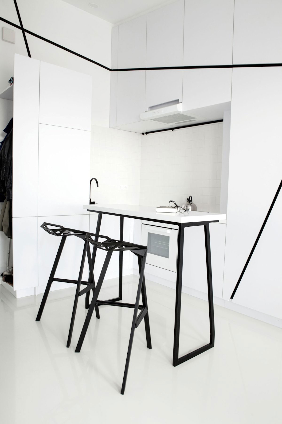 30 Mẫu thiết kế nhà bếp trắng đen tuyệt đẹp 24