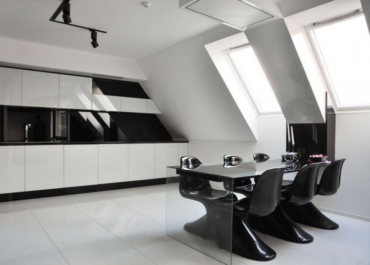 30 Mẫu thiết kế nhà bếp trắng đen tuyệt đẹp 28