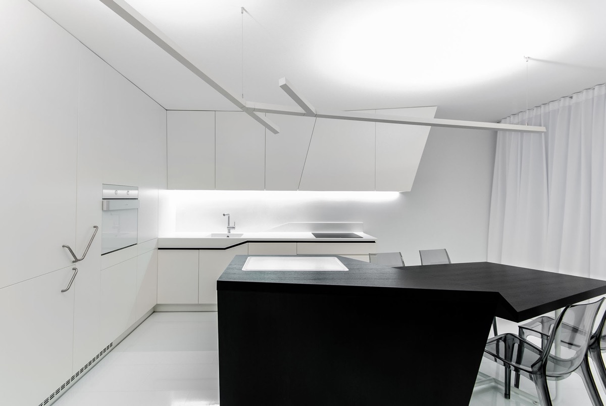 30 Mẫu thiết kế nhà bếp trắng đen tuyệt đẹp 31