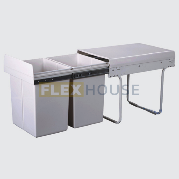 Thùng rác thông minh 2 ngăn âm tủ 40 lít DB-20B