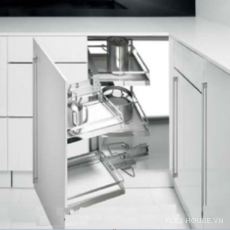 Kệ góc tủ bếp Hettich CO504-L/R