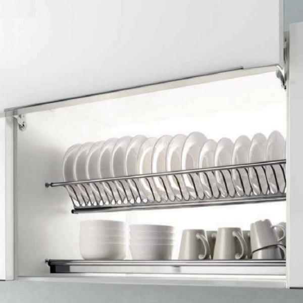 Giá úp chén đĩa inox 2 tầng Hettich BS600/800/900W