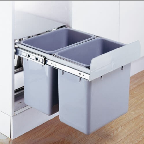 Thùng rác 2 ngăn âm tủ Hettich RR474-P