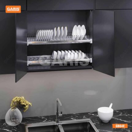 Giá bát đĩa inox nan cố định Garis GB04.60E-90E