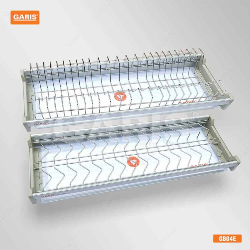 Giá bát đĩa inox nan cố định Garis GB04.60E-90E 3