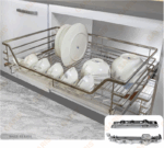 Giá xoong nồi nan vuông Garis GD04.60E-90E