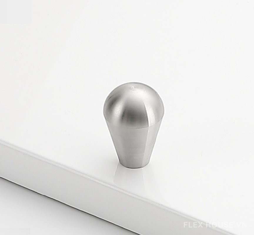 Núm tay nắm tủ Inox 304 màu bạc FH.KNN015 3