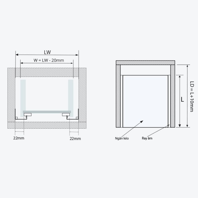 Ray âm giảm chấn mở 34 Garis GT05 (1)