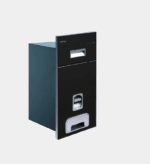 Thùng gạo mặt kính đen 15kg Garis GR06.30B