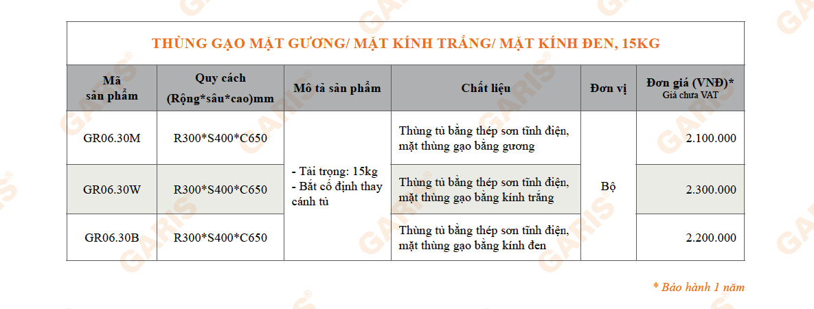 Mua phụ kiện bếp Garis ở đâu tại Hà Nội và Tp.HCM? 9