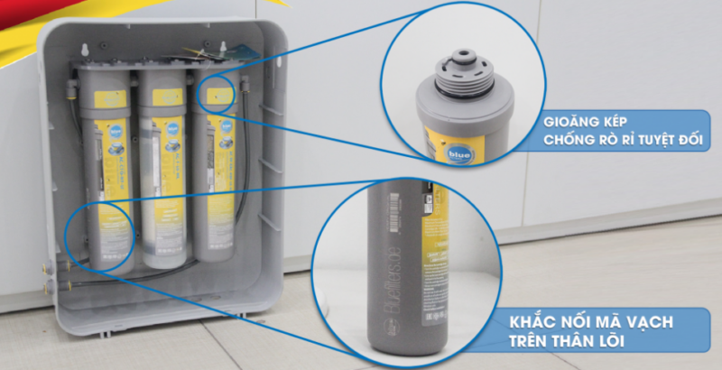 Máy lọc nước ION CANXI BlueFilters Aragonite H3 3