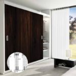 Bộ cửa trượt cho tủ 2 cánh 50 IF Hafele 401.30.00