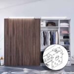 Bộ cửa trượt cho tủ 3 cánh 50 VF SR Hafele 400.51.122