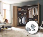 Bộ cửa trượt xếp nhấn mở Wingline L cho 4 cánh Hettich WLPS 25-4