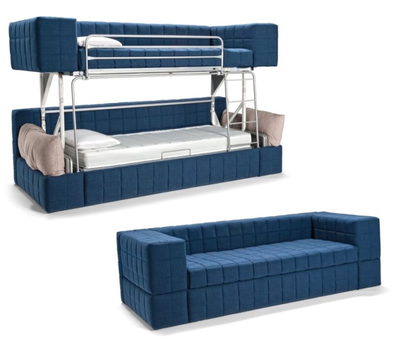 Giường tầng kết hợp sofa Hafele