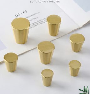 Núm tay nắm tủ bằng đồng nguyên chất FHOFC06