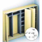 Ray trượt cửa lùa cánh gập Garis GR68