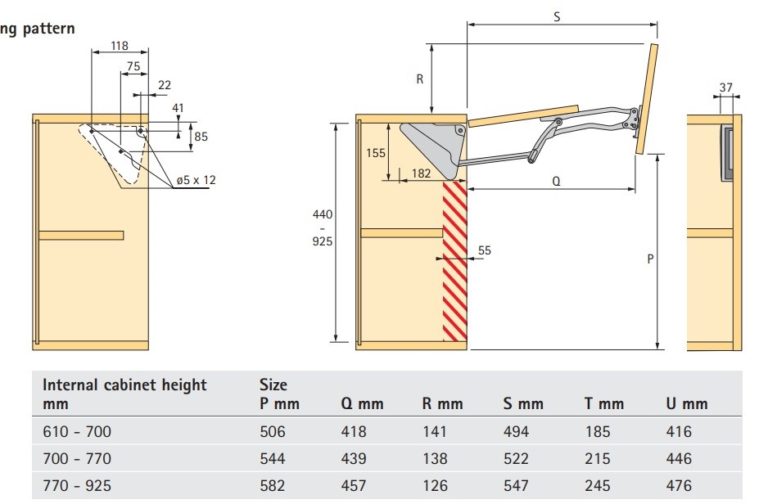 Внутренняя высота. Подъемный механизм Hettich Lift Advanced HF. Lift Advanced HF подъемный механизм. Подъемный механизм Lift Advanced hl Hettich. Подъемный механизм Lift Advanced HF, h551-610.