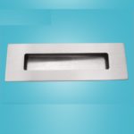 Tay nắm âm inox hình chữ nhật cho cửa trượt DJ120