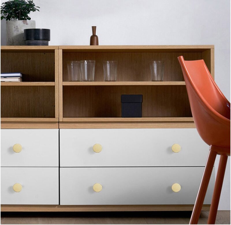 Núm tay nắm tủ hợp kim kẽm nhiều màu Lufu7603 1