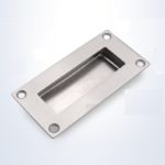 Tay nắm âm tủ inox hình chữ nhật cho cửa trượt DJ119