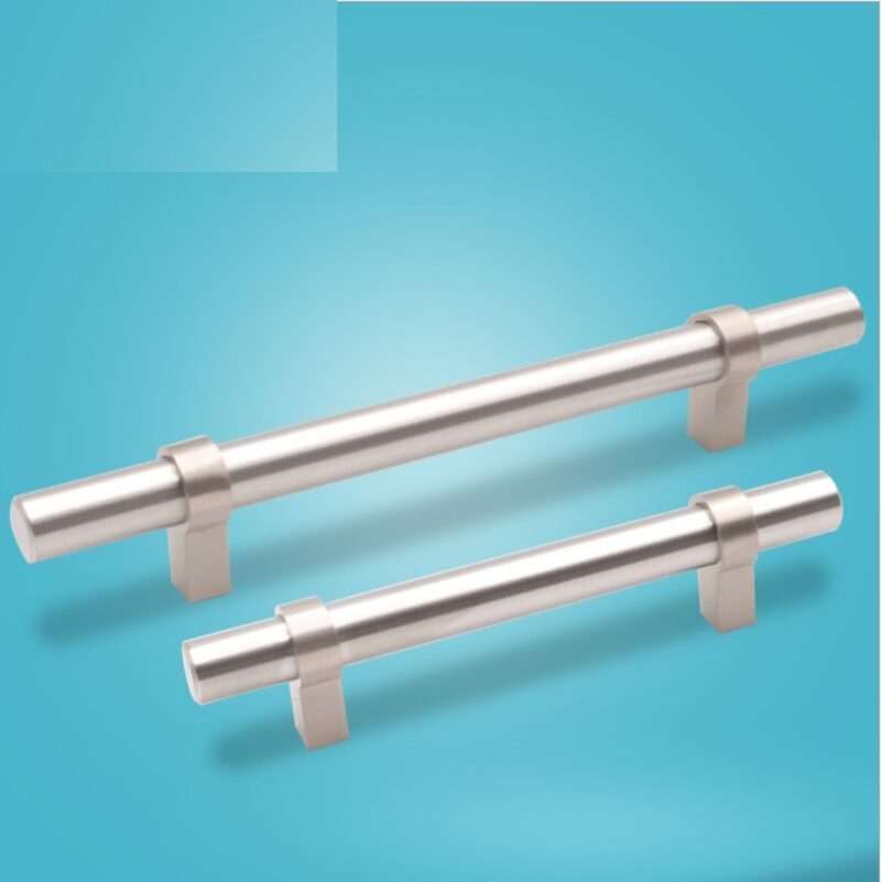 Tay nắm tủ ống phi 14 chân đế vuông inox DJ081