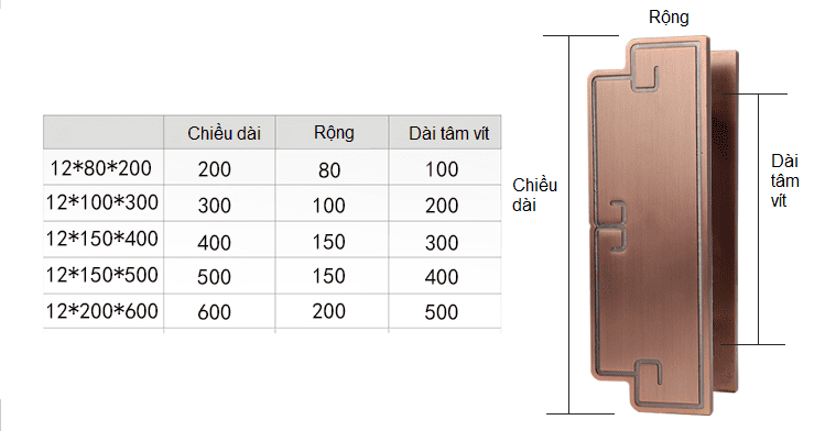 Tay nắm cửa chính cho biệt thự khách sạn nhà hàng DH005 5