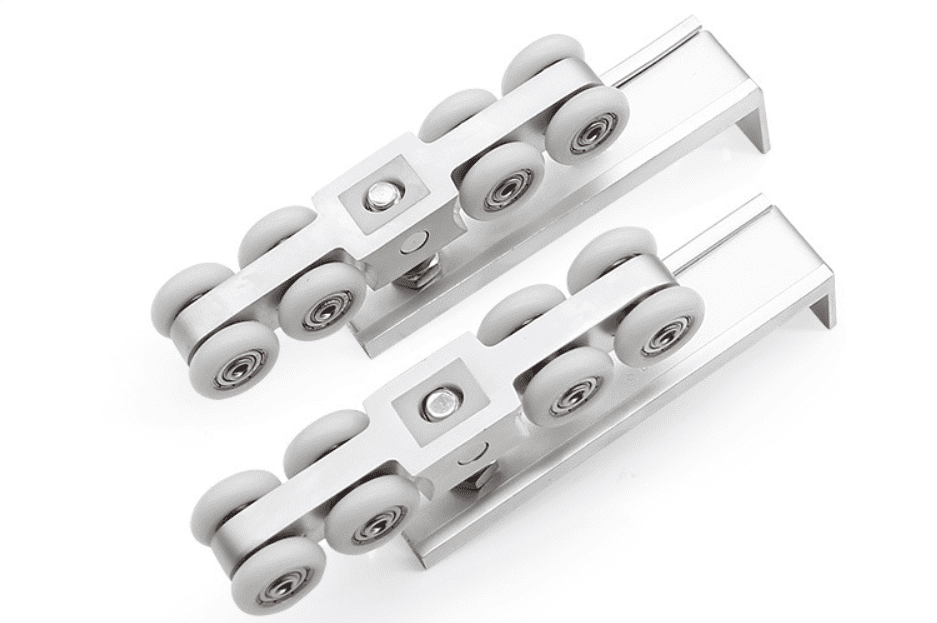 Bộ bánh xe cửa lùa treo cửa gỗ 8 bánh DL-P058 | Flexhouse VN