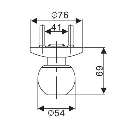 Khóa tay nắm tròn cho cửa thoát hiểm Imundex 70719997 (1)